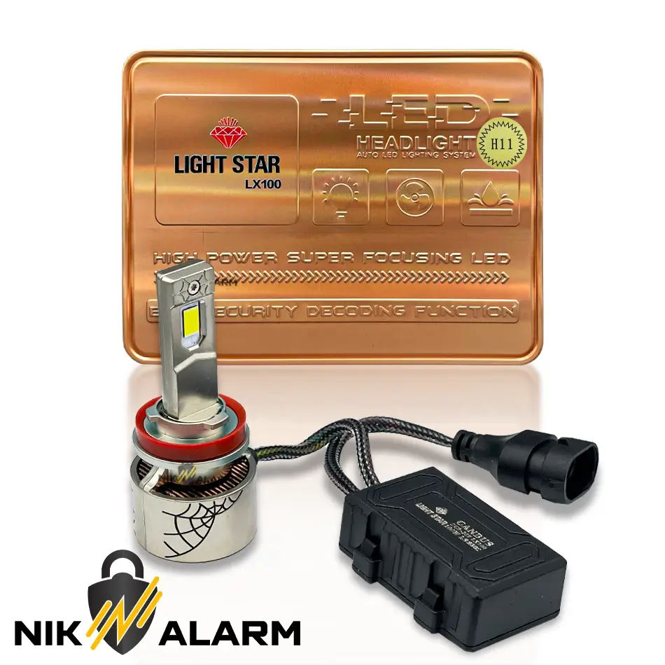 هدلایت LX 100 برند لایت استار (پایه H11)