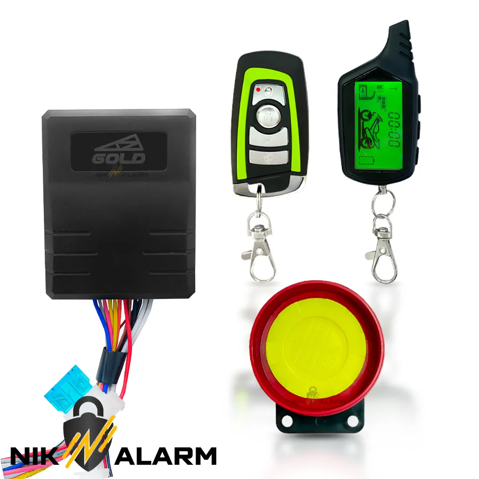 دزدگیر تک ریموت تصویری موتور سیکلت _مدل MT806 single